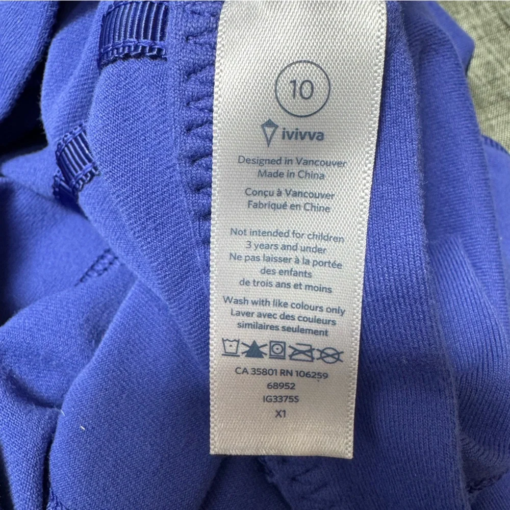 Ivivva‎ Lululemon Long Sleeve Wrap Top Thumb Holes Hoodie Girls Size 10
